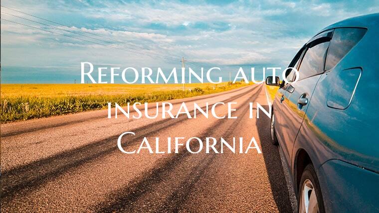 Reforming auto insurance in ...
